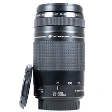 Canon 75-300mm F/4.0-5.6 II USM Full Frame Auto Focus EF Mount Telephoto Lens