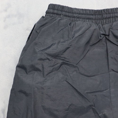 Windbreaker For Boys Pants Boys L Black Drawstring Ankle Zip Nylon Elastic Waist - Picture 21 of 23