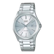 Casio Men’s Silver Dial Analog Watch with Stainless Steel Bracelet -