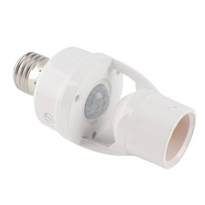Motion Sensor Light Socket Motion Activated Light Bulb Holder E27 For Home Use