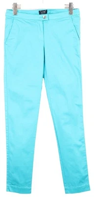 Pantalon Armani Jeans Femme US 26 Chino Slim Fit Zip Fly Poches Bleu - Photo 1/4