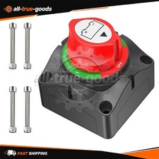 12-48v Battery Power Cut Master Switch Disconnect Isolator For Car Rv Onoff 12-48v Battery Power Cut Master Switch Disconnect Isolator For Car Rv Onoff