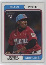 2023 Topps Heritage High Number SP George Soriano #711 0m7x