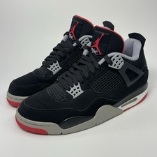 Mens Sz 11 - Nike Air Jordan 4 Retro OG Bred 2019 308497-060