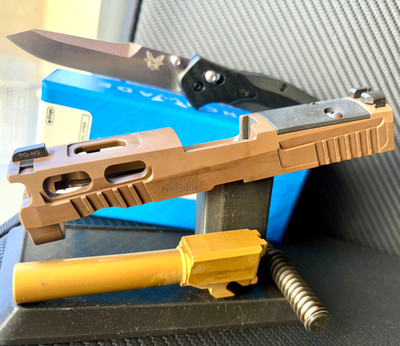 Sig P320 ProCut Slide Leupold DPP Cut Complete 3.9'' M18 Compact Upper FREE KNIFE