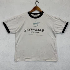 Vintage Skywalker Sound A Lucasfilm Company Ringer T Shirt Mens Medium