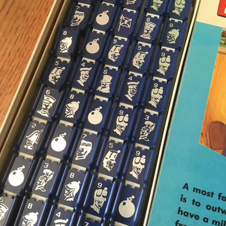 Vintage 1960s Milton Bradley Stratego Board Game: Strategy and WWII-Themed Class - Image 4 of 4