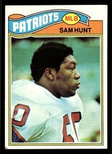 1977 Topps Sam Hunt #356 - New England Patriots