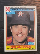 1984 Topps Ralston Purina - Nolan Ryan #14 HOF Houston Astros Legend 
