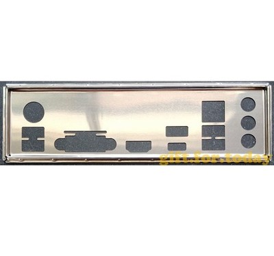 For   TUF B450M-PLUS GAMING   IO I/O Rear Baffle Backplate Motherboard #xh