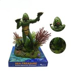Air Driven Hulk Black Lake Demon Ornament For Aquarium Fish Tank Landscape decor