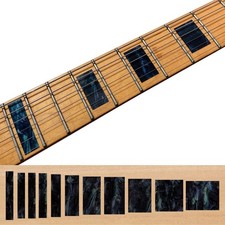 Inlay Sticker Fret Markers for Guitars Bass - LP/SG Blocks - Black Pearl,F-...