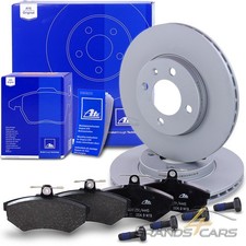 ATE BREMSSCHEIBEN Ø256 BELÜFTET +BREMSBELÄGE VORNE FÜR VW CADDY 2 96-04 1.4-1.9