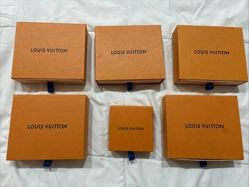 Lot Of 5 Authentic Louis Vuitton Gift Box Small – 6" x 5" x 1.5" –PLUS 1 XSmall
