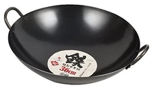 Pearl Metal Wok 36cm Iron Black HB-4220