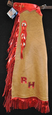 Custom Leather Kid's Chaps/Metallic Rodeo Chaps/Made in USA