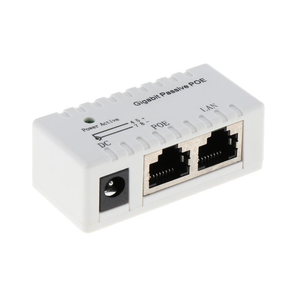 10x Passive Poe Adapter Power Over Ethernet 12-52v With Led | eBay UK