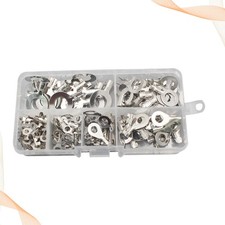 Non Insulated Ring Terminals Assorted Wire Lugs Electrical Crimp