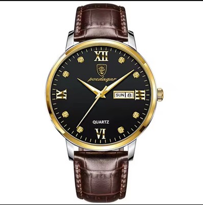 Top Brand Luxury Casual Men's Watch Business Watch with Date and Week...
