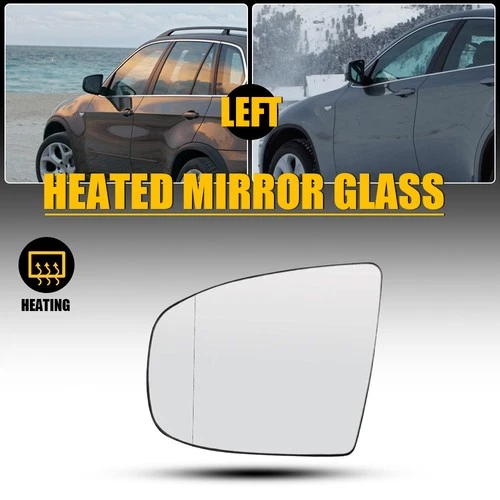 Heated Mirror Glass for BMW X5 X6 2007 2008 2009-2013 Front Driver Left Side EXV