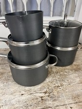 Anolon Professional Anodized Nonstick Cookware Set Pots,Pans for Kitchen 9 Piece