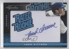 2012 National Treasures Signature Series 46/99 Josh Vitters #163 Patch Auto 1b8