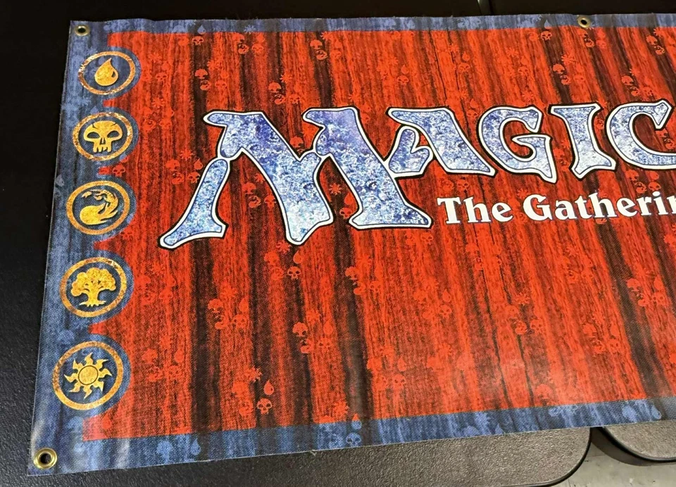 Vintage Magic the Gathering Portal Vinyl Banner 56 x 23 Very Rare Promotional! - Image 2 of 4