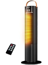 Space Heaters Indoor Use, 26 12ft/s Electric Heater with Remote, 1500W Electr...