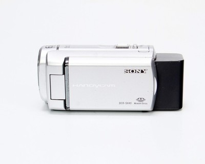Sony DCR-SX40 Standard Definition Handycam Camcorder (Silver) 4GB Flash Memory