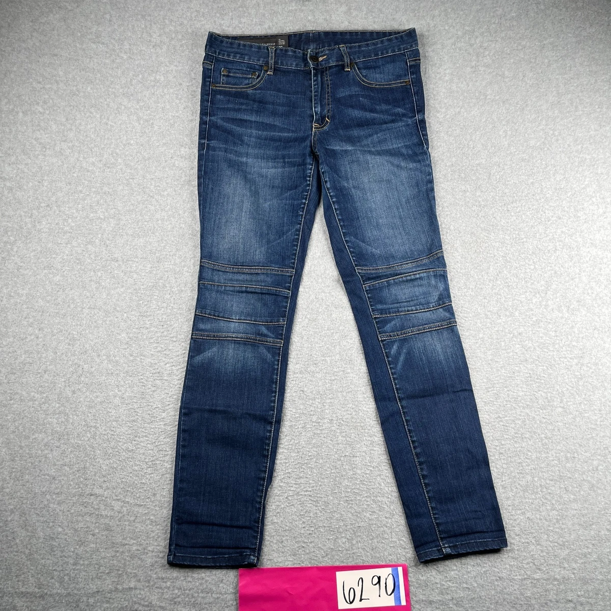 Jean évasé coupe galbée taille haute - Bleu denim clair - FEMME | H&M CA