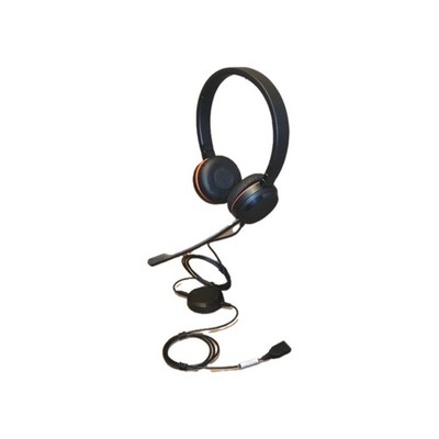 Jabra Evolve 30 Stereo USB Wired Computer Headset w/Carry Case -ENC060 03-02608