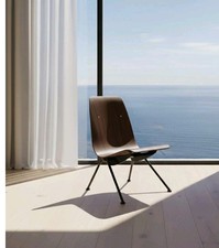 Designer Jean Prouvé Style Antony Chair New Retro