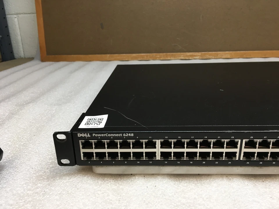 Dell PowerConnect 6248 48-Port Ethernet Network Switch 4xSFP w/ 10GE SFP+ Module - Image 2 of 4