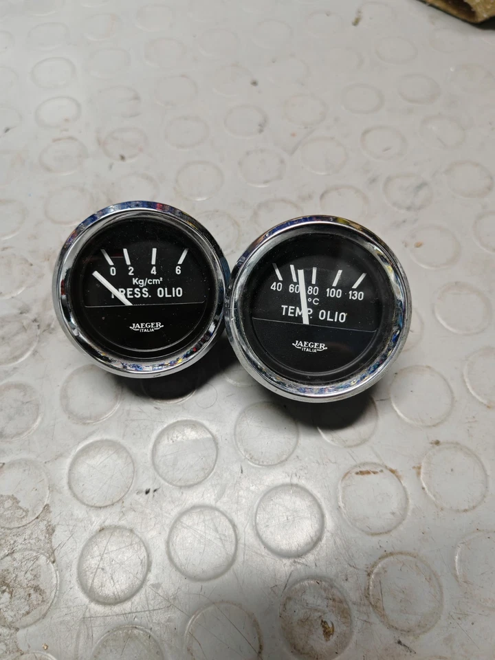 Alfa Romeo GT GTA Jaeger Manometri Temperatura Olio pressione Olio Foto 2 de 2