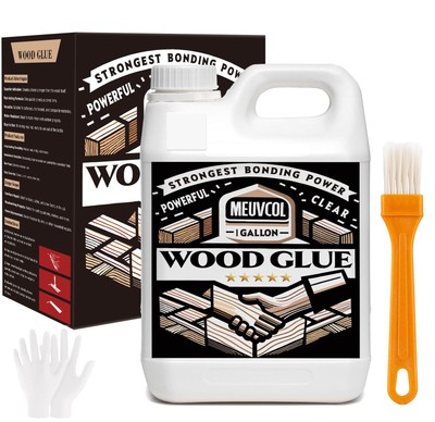 Wood Glue 1 Gallon, Ultimate Wood Glue for Furniture Heavy Duty, Furniture Gl...