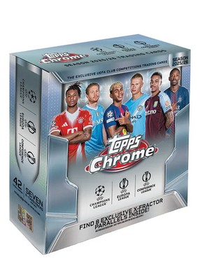 2025-26 Topps Chrome UEFA Club Refractors, Parallels, Inserts and Base