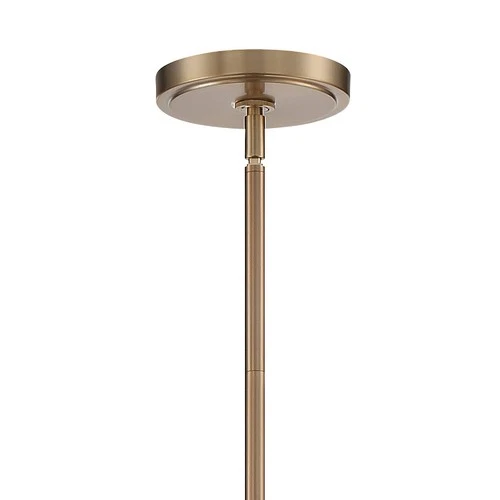 Crystorama Keenan 48" Wide Gold Arm 4-Light Island Light Chandelier - Picture 6 of 8