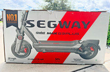 Segway Max G3 PLUS Ninebot Electric Scooter 28 mph Speed 56 miles Range. 2200W