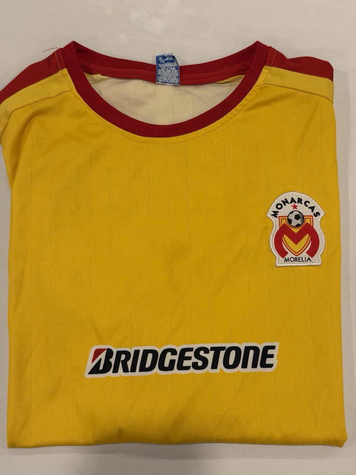 Vintage Monarcas Morelia Soccer Jersey Romini Mexico Bridgestone Tecate Liga MX