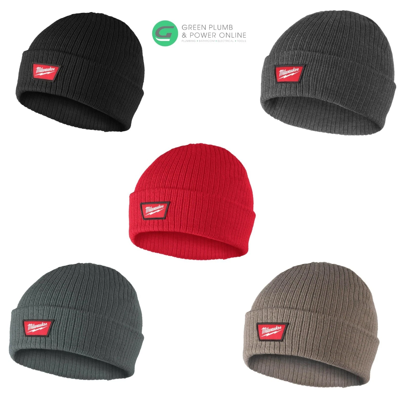 Milwaukee Ribbed Beanie Hat Wooly Hat New Style For Cold Enviroments