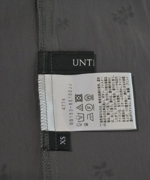 UNTITLED Blouses GrayxBlack(Flower Pattern) XS 22… - image 3