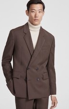Hugo by Hugo Boss Mens Modern Fit Solid Wool Suit Separates