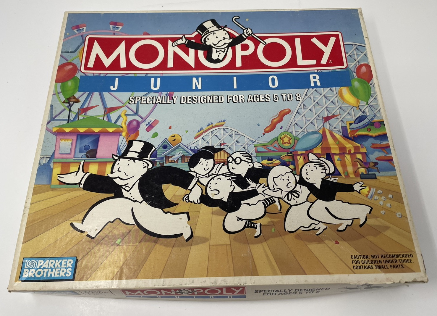1990 Monopoly Junior Jr. Parker Brothers Complete Board Game Vintage