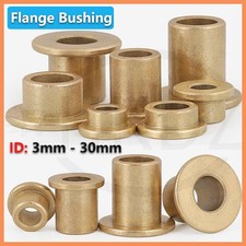 Selbstschmier Gleitlager-Buchse &Oslash; 3 -30mm Sinterbronze Flansch Lager Lagerbuchse