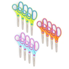 12 Pack Kids Scissors, Safety Children Scissors for School, Students, & Class...