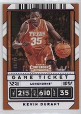 2020-21 Panini Contenders Draft Picks Game Ticket Blue 41/99 Kevin Durant #5 n1u