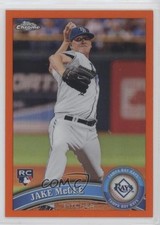 2011 Topps Chrome Retail Orange Refractor Jake McGee #181 1u6