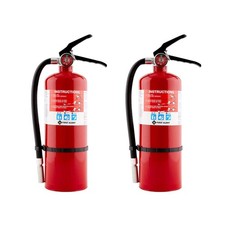 2-Pack First Alert Rechargeable Fire Extinguisher, 5 lb, Home Safety 2-A:10-B:C