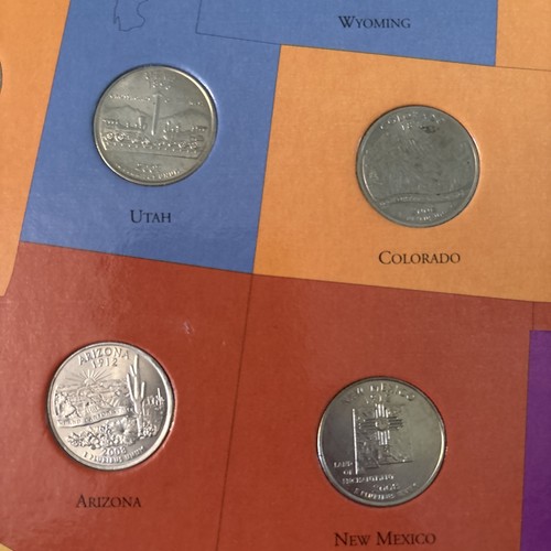 First State Quarters of the United States Collector's Map 1999-2008 With $7.50 - Picture 4 of 4