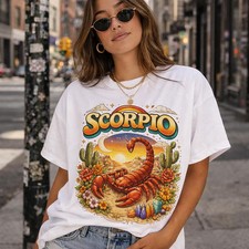Retro Zodiac Astrology Comfort Tee Vintage Style Horoscope Shirt